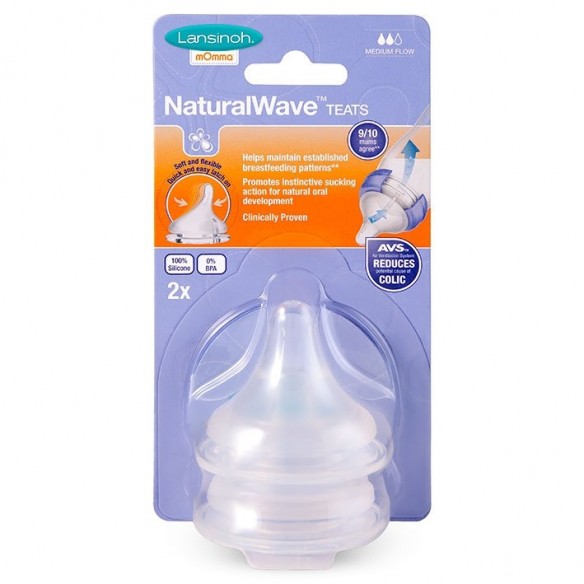 Lansinoh NaturalWave Sisač Duda za bočicu Srednji protok