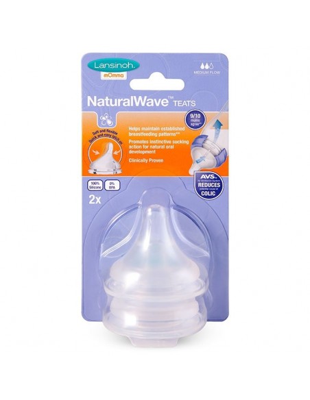 Lansinoh NaturalWave Sisač Duda za bočicu Srednji protok Lansinoh NaturalWave Sisač Duda za bočicu Srednji protok