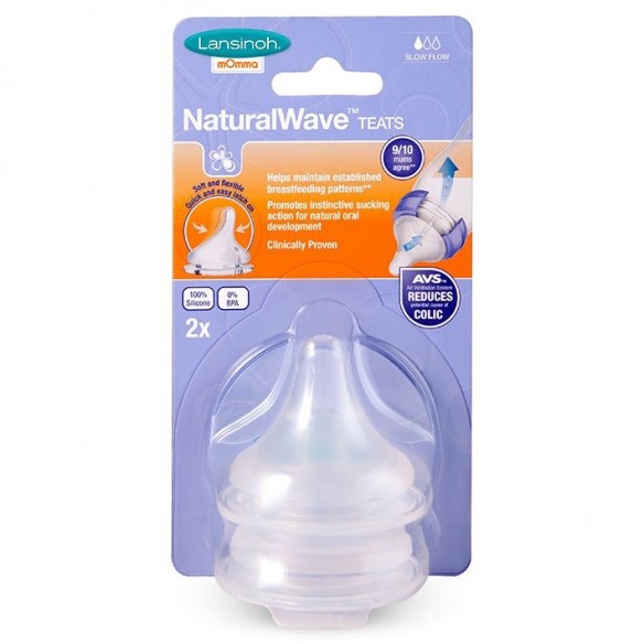 Lansinoh NaturalWave Sisač Duda za bočicu Mali protok