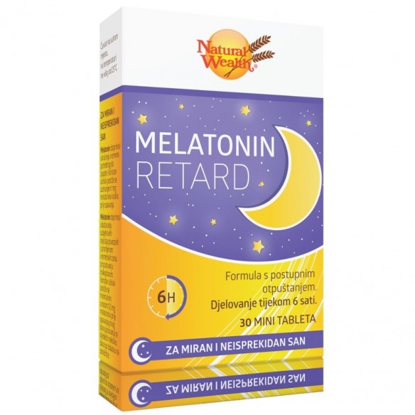 Natural Wealth Melatonin Retard tablete