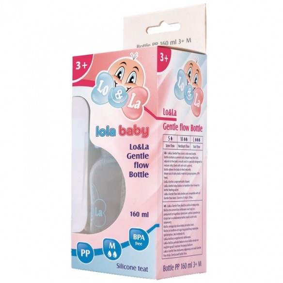 Lola Baby Lo&La Gentle Flow Plastična bočica 160 ml