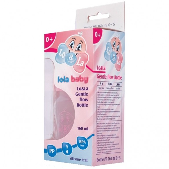 Lola Baby Lo&La Gentle Flow Plastična bočica 160 ml
