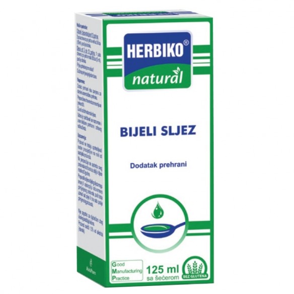 Herbiko Natural Bijeli sljez tekući dodatak prehrani
