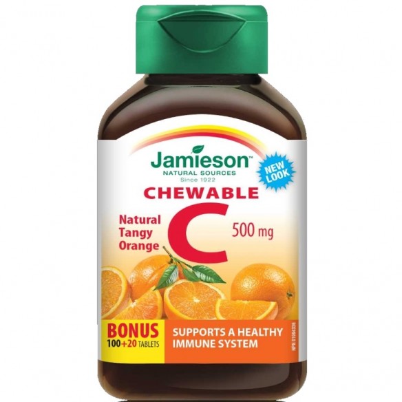Jamieson Vitamin C 500 mg tablete za žvakanje
