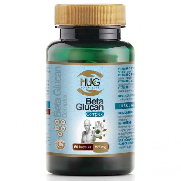 Hug Your Life Beta Glucan & C3 Complex kapsule