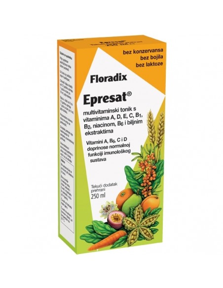 Dietpharm Floradix Epresat + POKLON Bio-C, dodatak prehrani
