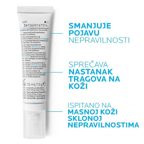 La Roche-Posay Effaclar A.I. Korektor za ciljano uklanjanje nepravilnosti kod masne kože sklone aknama La Roche-Posay Effaclar A.I. Korektor za ciljano uklanjanje nepravilnosti kod masne kože sklone aknama