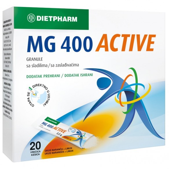 Dietpharm Magnezij 400 Active granule