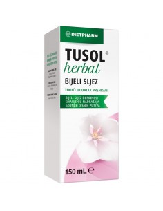 Dietpharm Tusol Herbal Bijeli sljez tekući dodatak prehrani
