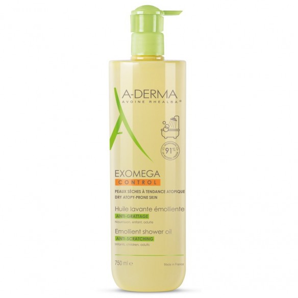 A-derma Exomega Control Emolijentno ulje za tuširanje