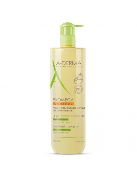 A-derma Exomega Control Emolijentno ulje za tuširanje