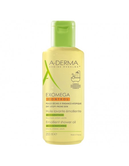 A-derma Exomega Control Emolijentno ulje za tuširanje