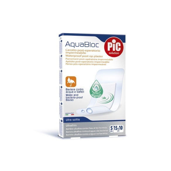 PiC Antibakterijski postoperativni flaster Aquabloc