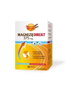 Natural Wealth Magnezij direkt 375 mg + B + C 20+10 vrećica PROMO