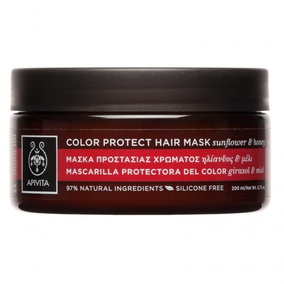 Apivita Color protection hair mask with sunflower & honey