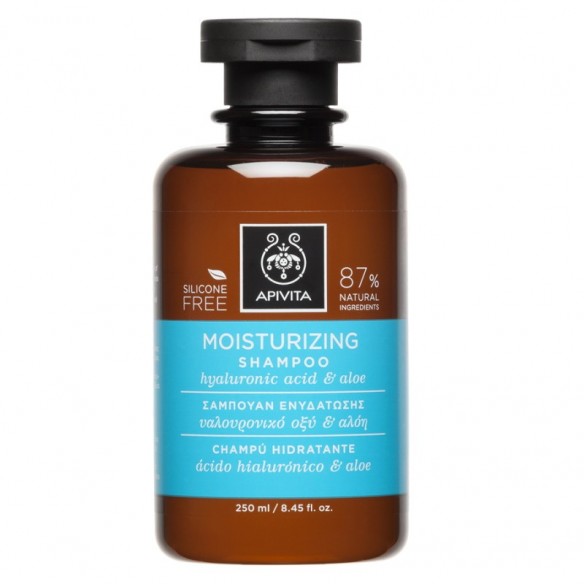 Apivita Moisturizing shampoo with hyaluronic acid & aloe
