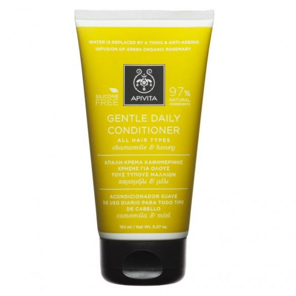 Apivita Gentle daily conditioner for all hair types with chamomile & honey