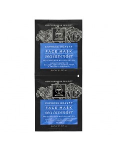 Apivita EXPRESS BEAUTY face mask sea lavander moisturizing & anti-pollution
