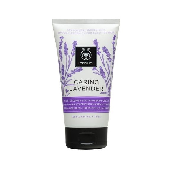 Apivita CARING LAVENDER moisturizing & soothing body cream