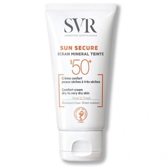 SVR Sun Secure Ecran Mineralna krema u boji za lice suha koža SPF 50+