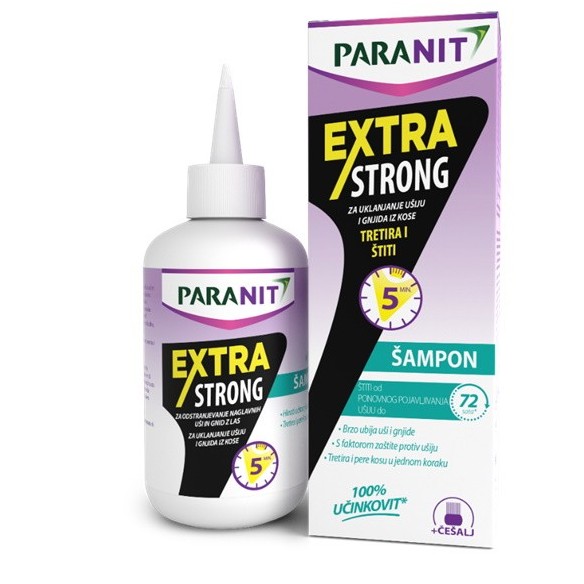 Paranit šampon Extra Strong za zaštitu od ušiju