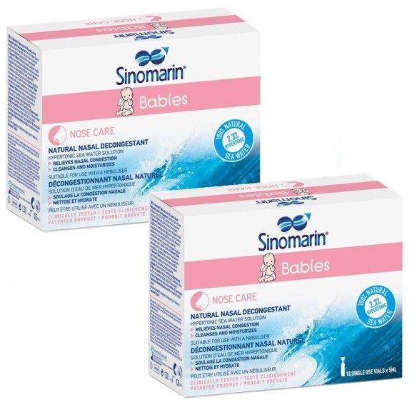 Sinomarin bočice za nos Babies 1+1 GRATIS