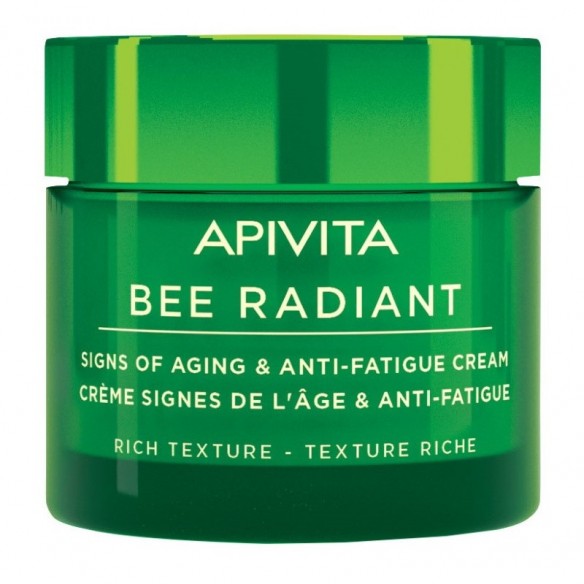 Apivita Bee Radiant krema bogate teksture protiv starenja i znakova umora