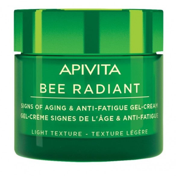 Apivita Bee Radiant  gel krema lagane teksture protiv starenja i znakova umora