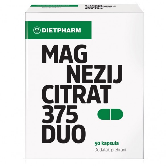 Dietpharm Magnezij Citrat 375 DUO kapsule