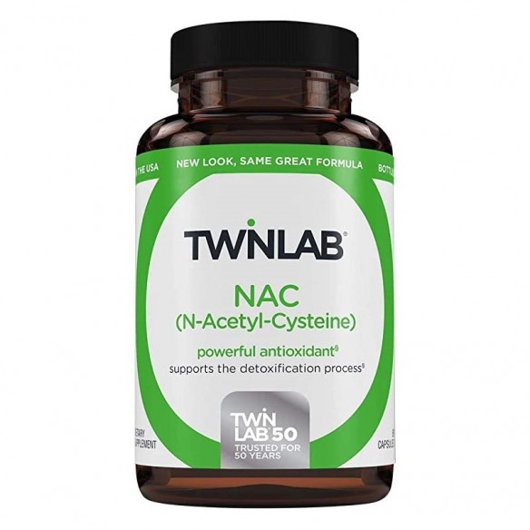 Twinlab NAC N-Acetyl-cysteine kapsule