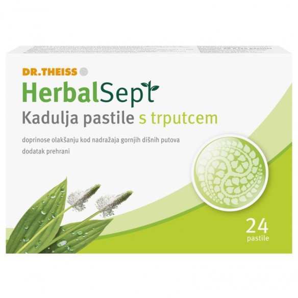 Dr. Theiss HerbalSept Kadulja pastile s trputcem