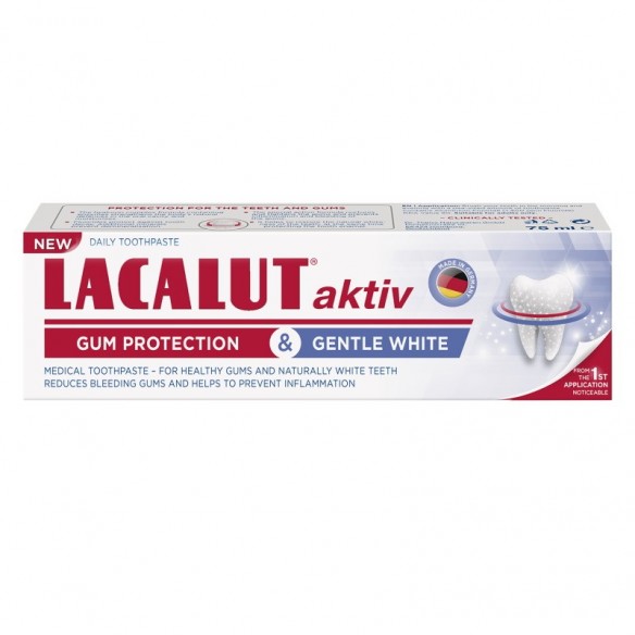 Lacalut Zubna pasta Aktiv Gum Protection and Gentle White