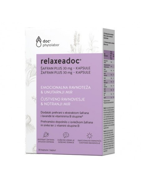 Relaxeadoc Šafran plus 30 ml kapsule