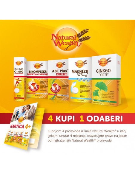 Natural Wealth Kartica vjernosti - Kartica 4+