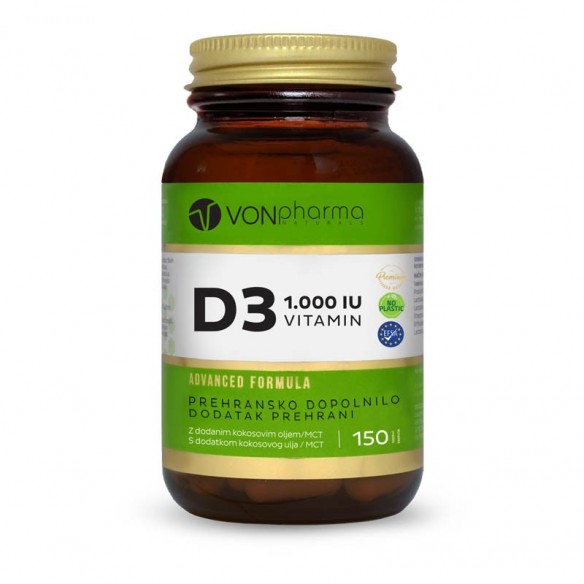 VonPharma Vitamin D3 1000 IU kapsule