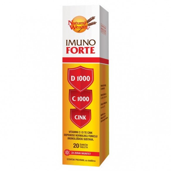 Natural Wealth Imuno Forte šumeće tablete