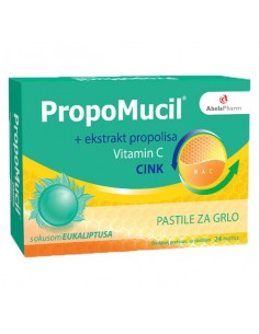 Herbiko Propomucil pastile Eukaliptus za grlo
