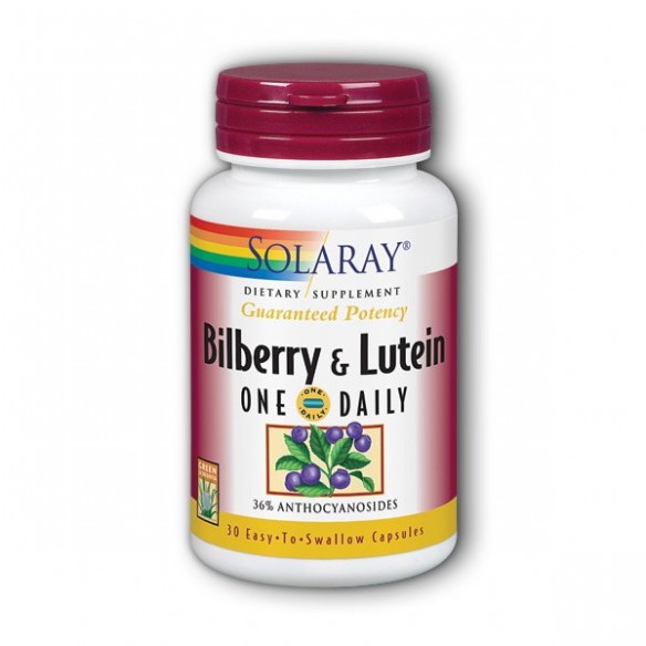 Solaray Bilberry Lutein kapsule