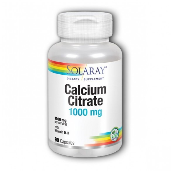 Solaray Calcium Citrate + Vitamin D