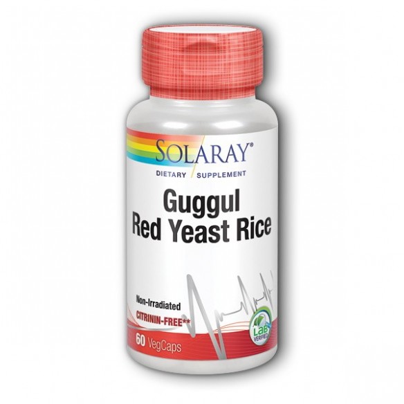 Solaray Guggul Red Yeast Rice kapsule