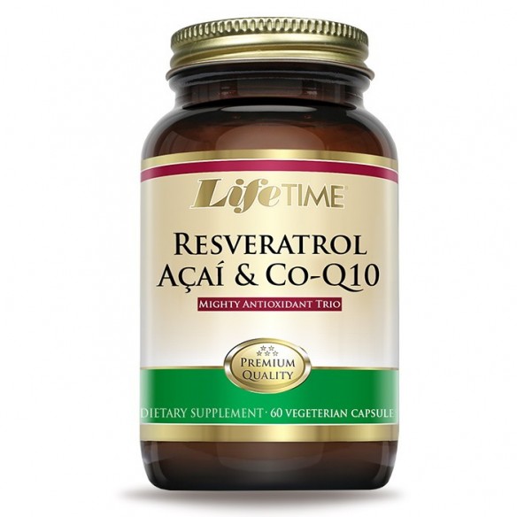 LifeTime Resveratrol, Acai i CoQ10 kapsule
