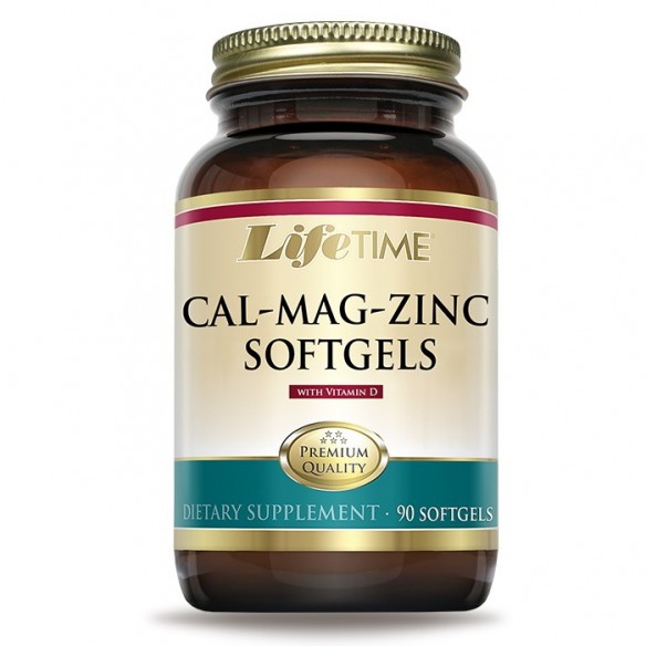 LifeTime Kalcij Magnezij Cink s Vitaminom D kapsule