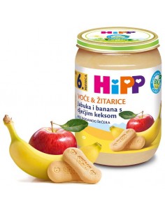 Hipp Kašica Jabuka, banana i dječji keks 4710-01
