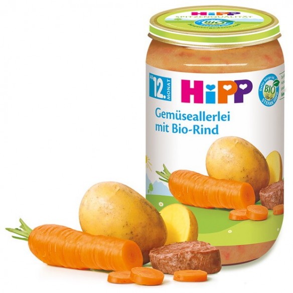 Hipp Kašica Mrkva i krumpir s govedinom 6850-01