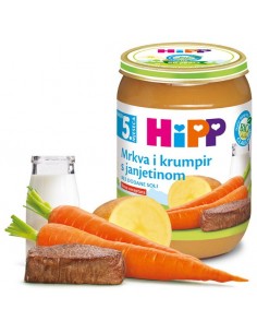 Hipp Kašica Mrkva i krumpir s janjetinom 6123-01
