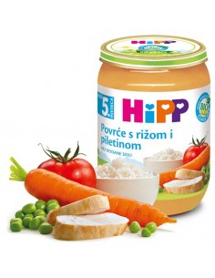 Hipp Kašica Povrće s rižom i piletinom 6250