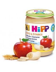 Hipp Voćna Kašica Jabuke i banane s integralnim žitaricama 4803