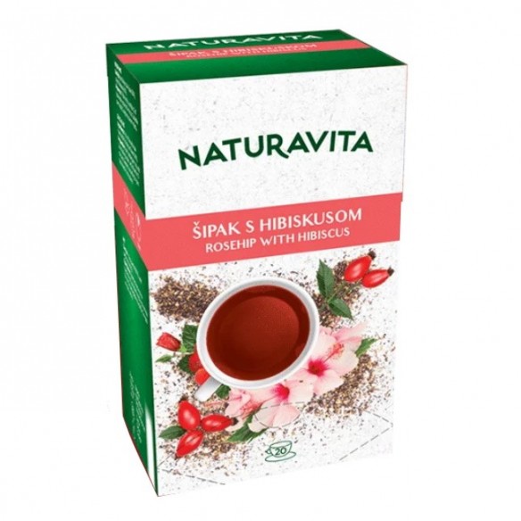 Naturavita Čaj Šipak s hibiskusom filter vrećice