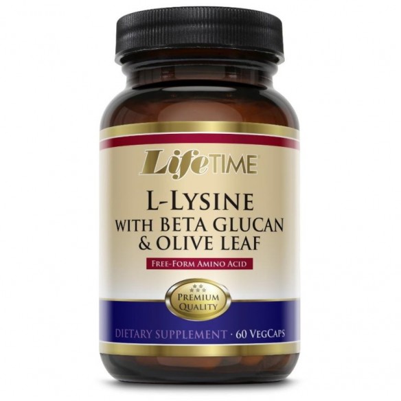 LifeTime L-Lysine, Beta Glucan and Olive Leaf