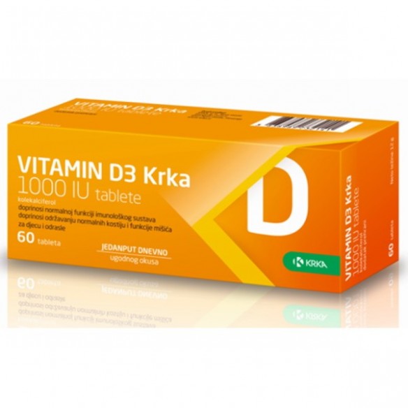 Vitamin D3 tablete Krka